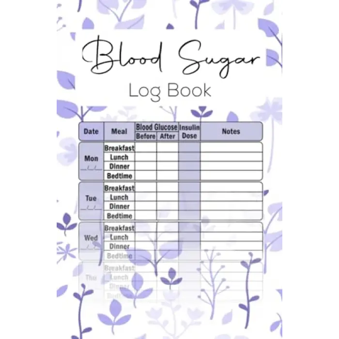 Independently published Blood Sugar: Weekly Log Journal, Large Print. (Logbooks)