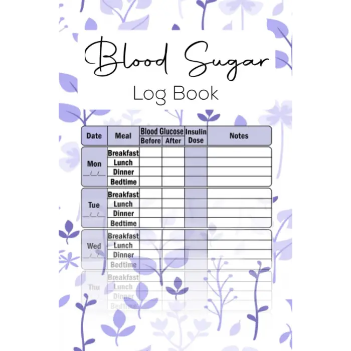 Independently published Blood Sugar: Weekly Log Journal, Large Print. (Logbooks)