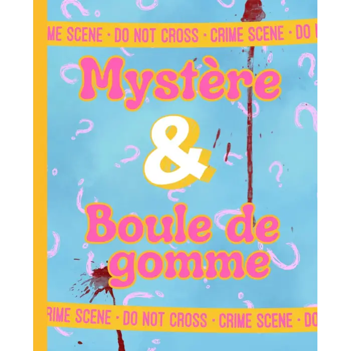 Independently published Cahier de notes Mystère et boule de gomme. Expression en français: Humour, crime et mystère