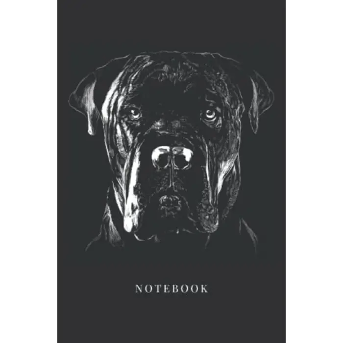 Independently published Cane Corso Notebook: Cane Corso Notebook, Cane Corso Dog Head Notepad, Cane Corso Dog Portrait Journal, 6x9 Blank Lined Journal/Notebook, Italian ... Cane Corso Dog Lovers G...
