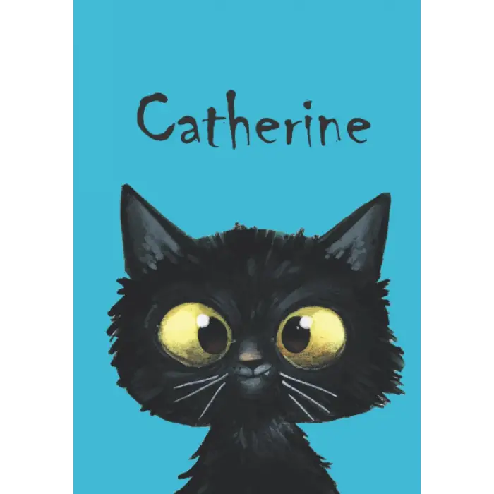 Independently published Catherine: Katzen-Malbuch/Notizbuch/Tagebuch - DIN A5 - blanko (German Edition)