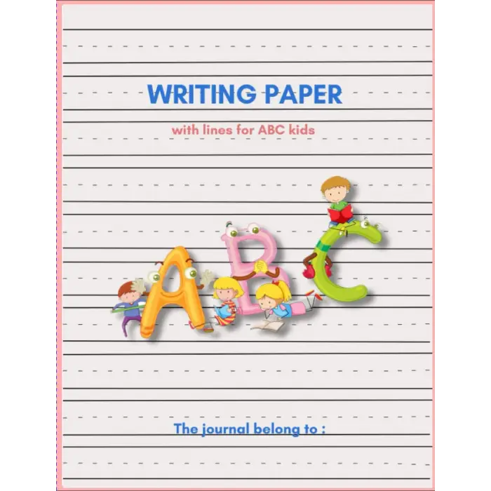Independently published Children writing notebook: Kindergarten writing paper with lines for ABC kids: 125 Blank handwriting practice paper with dodoted lines (Anglais)