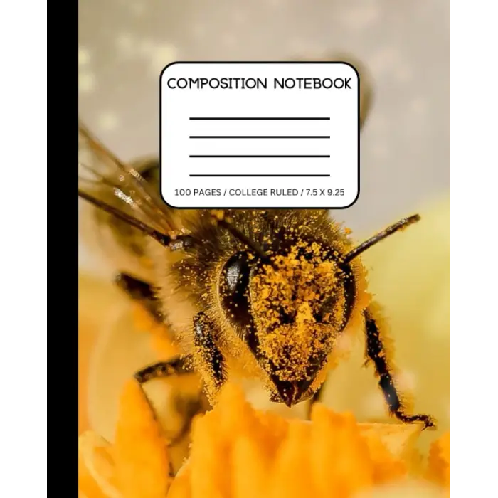 Independently published Composition Notebook Wide College Ruled: Bees