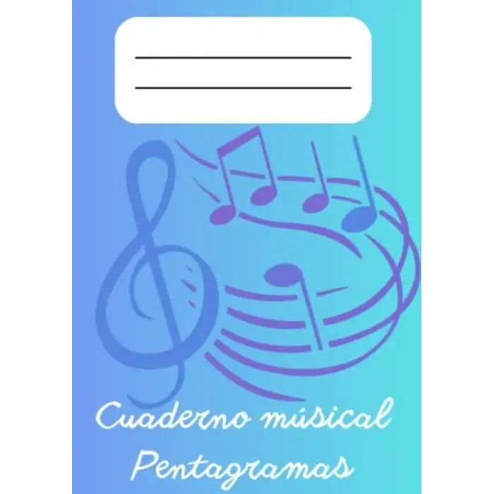 Independently published Cuaderno músical pentagramas