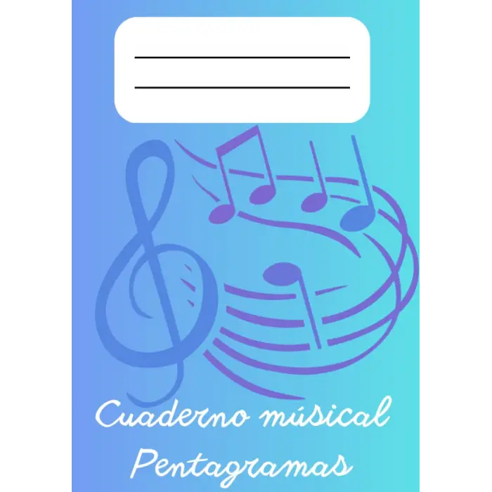 Independently published Cuaderno músical pentagramas