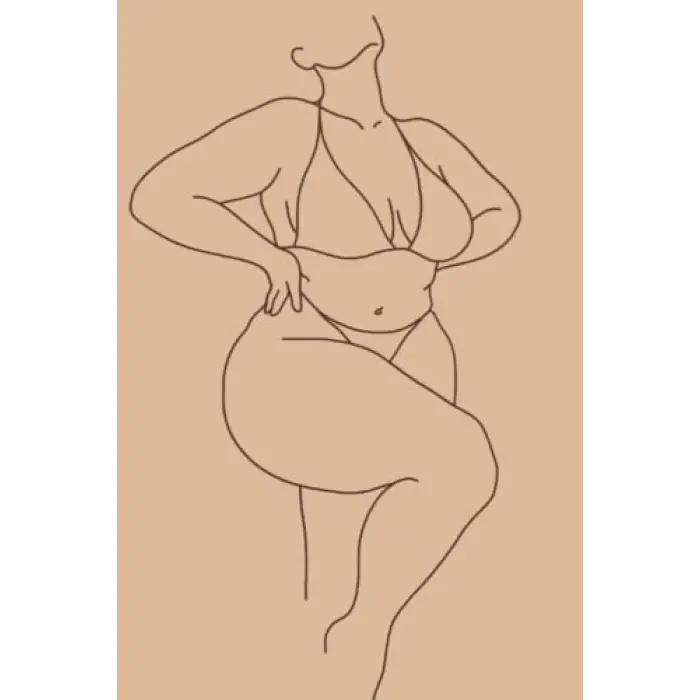 Independently published Curvy Body Diary Journal