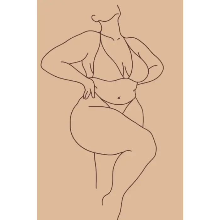 Independently published Curvy Body Diary Journal
