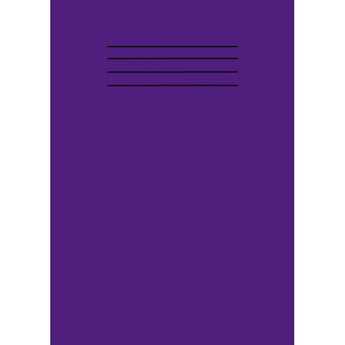 Independently published Dark Purple A4 School Exercise Book Lined Paper Workbook Supplies 101 Pages with Margin Line: For Students, Kids, College, Office, Classroom Use and Home Use Learning Resources
