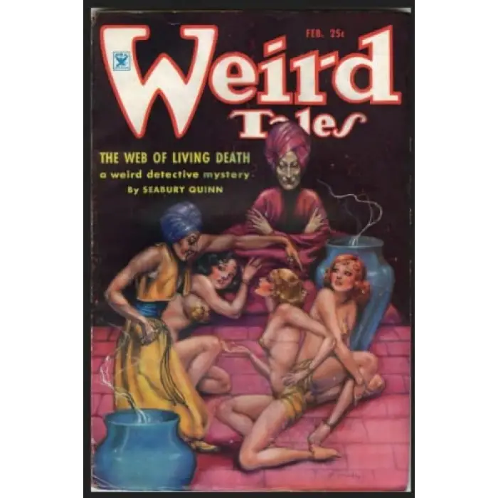 Independently published Dot grid graph paper notebook for role playing games: Weird Tales Unique Magazine Retro Cover