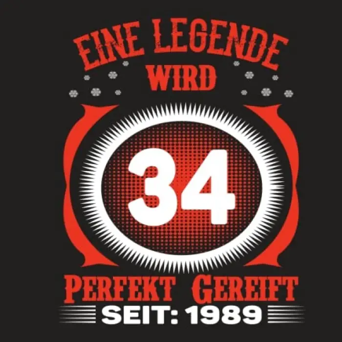 Independently published Eine Legende wird 34 Perfekt gereift seit 1989: Cooles Geschenk zum 34. Geburtstag Geburtstagsparty Gästebuch Eintragen von Wünschen und Sprüchen lustig 1989 geboren | Legen...
