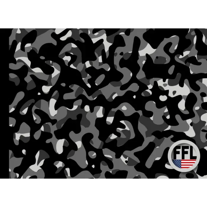Independently published FFL Log Book - Firearms Acquisition and Disposition Record Book: Black CAMO ATF Bound Book Track Gun Inventory Journal