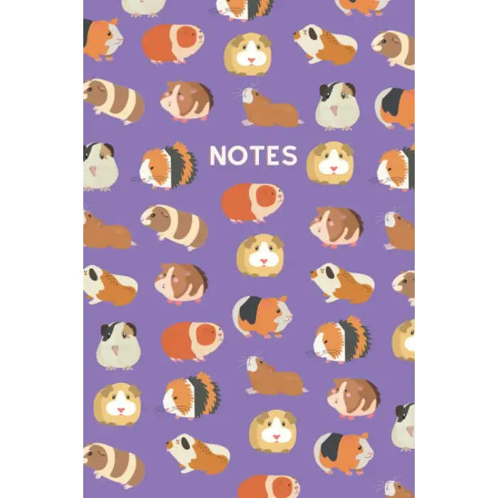 Independently published Guinea Pig - A5 Notebook - 100 Lined Pages (Purple)
