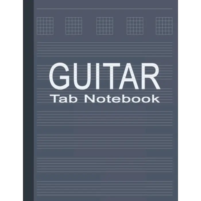 Independently published Guitar Notebook Journal: Blank Sheet Music Notebook for Guitar | Gift for Guitar Players & Enthusiasts | Basic Guitar Chord Chart Included – Denim Color Cover