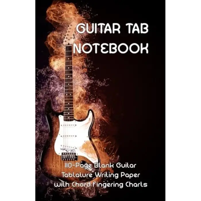 Independently published GUITAR TAB NOTEBOOK (Pocket Size): Blank Tablature & Chord Book for Guitar Manuscripts, with Chord Boxes & 6 Line Tabs, A5 Format, 110 Premium Pages. For Students, Teachers,...