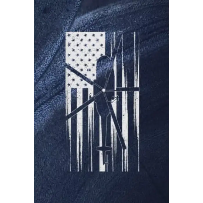 Independently published Half Graph 5 Half College | Mens American Helicopter Day Us Flag