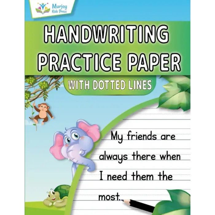 Independently published Handwriting Practice Paper With Dotted Lines