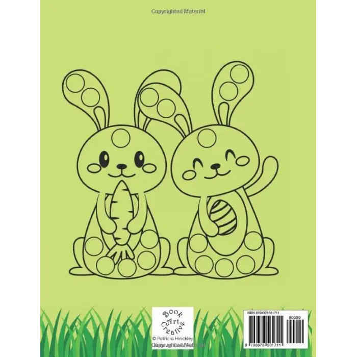 Independently published Happy Spring Happy Easter Dot Marker Fun, Gift for Kids Ages 1-3, 2-4, 3-5, Baby, Toddler, Preschool, Art Paint Daubers Kids Coloring Book