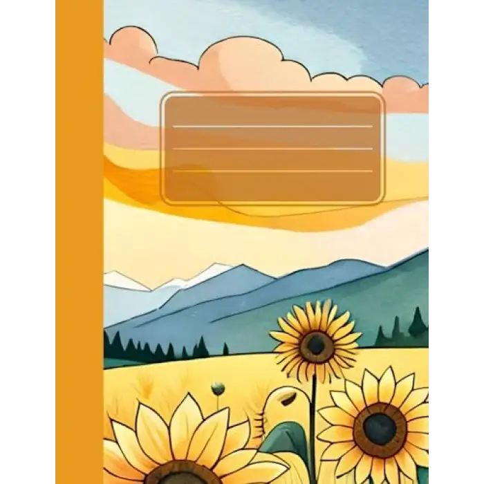 Independently published Journal Watercolor Sunflower