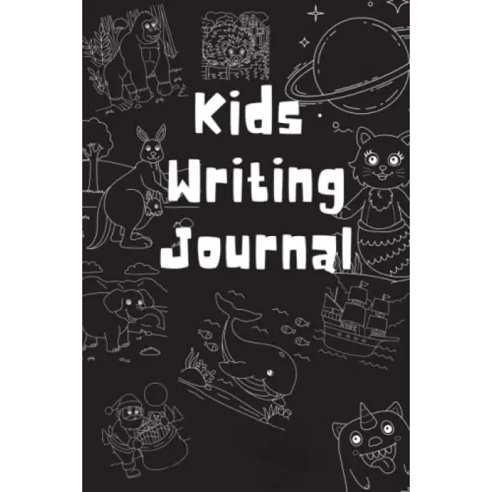 Independently published Kids Writing Journal with picture prompts