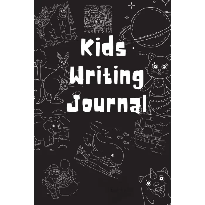 Independently published Kids Writing Journal with picture prompts