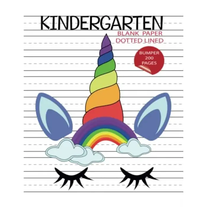 Independently published Kindergarten Blank Paper Dotted Lined: Handwriting practice very essential for preschool and kindergarten. Lined Writing Paper for Kindergarten.