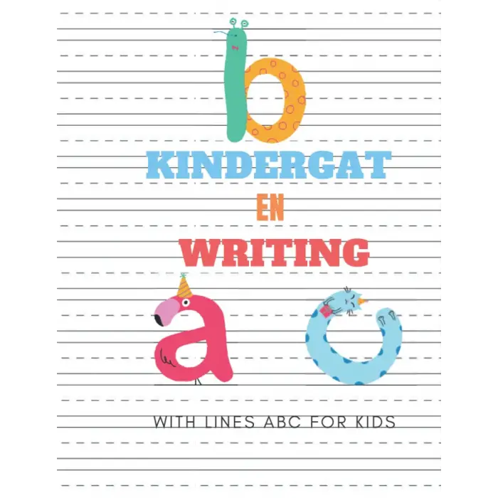 Independently published kindergarten writing for kids with lines abc: 120 Pages Blank Handwriting Paper With Dotted Lines