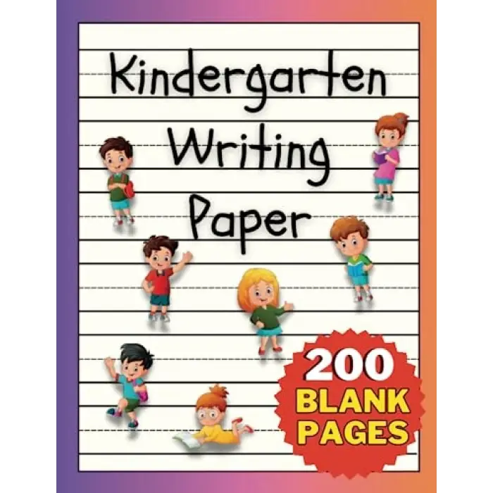 Independently published Kindergarten Writing Paper: 200 Blank Page Notebook with Dotted Lines for Handwriting Practice at an Early Age.