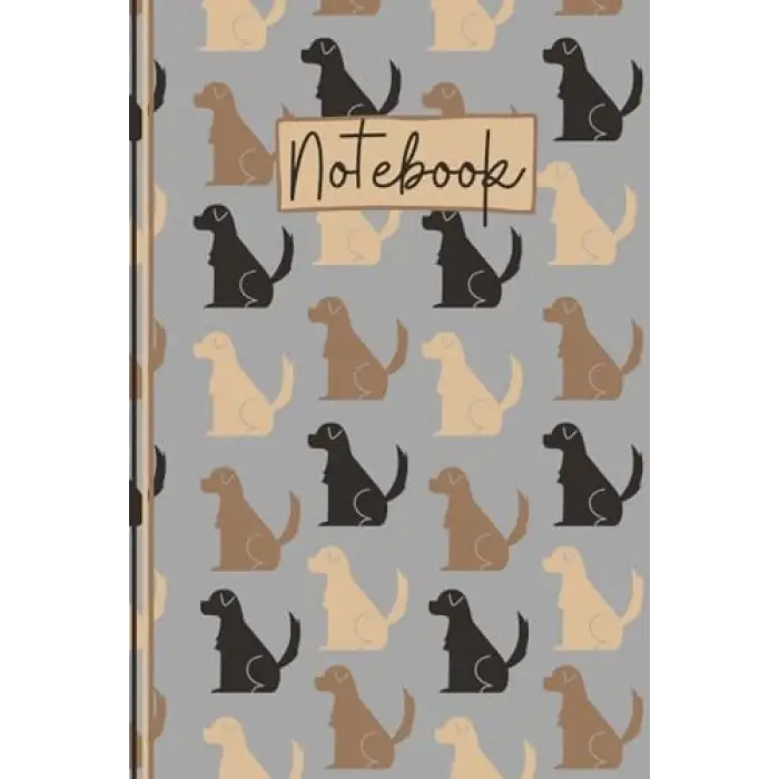 Independently published Labrador Notebook: Cute Labrador Hardback Lined Journal, The Perfect Novelty Labrador Gift for a Dog Lover or Pet Owner - Grey