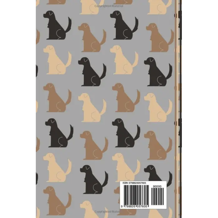 Independently published Labrador Notebook: Cute Labrador Hardback Lined Journal, The Perfect Novelty Labrador Gift for a Dog Lover or Pet Owner - Grey