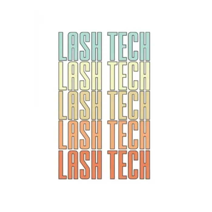 Independently published Lash Tech Retro Eyelash Technician Licensed Lash Tech: Graph Grid Notebook/Journal (6” X 9”) Womens Lash Tech Gifts & Eyelash Tech Gifts