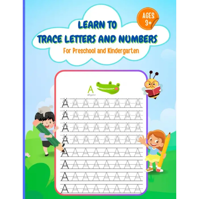 Independently published Learn to Trace Letters and Numbers | 100+ pages | 8.5 x 11: Activity Journal for Preschool and Kindergarten