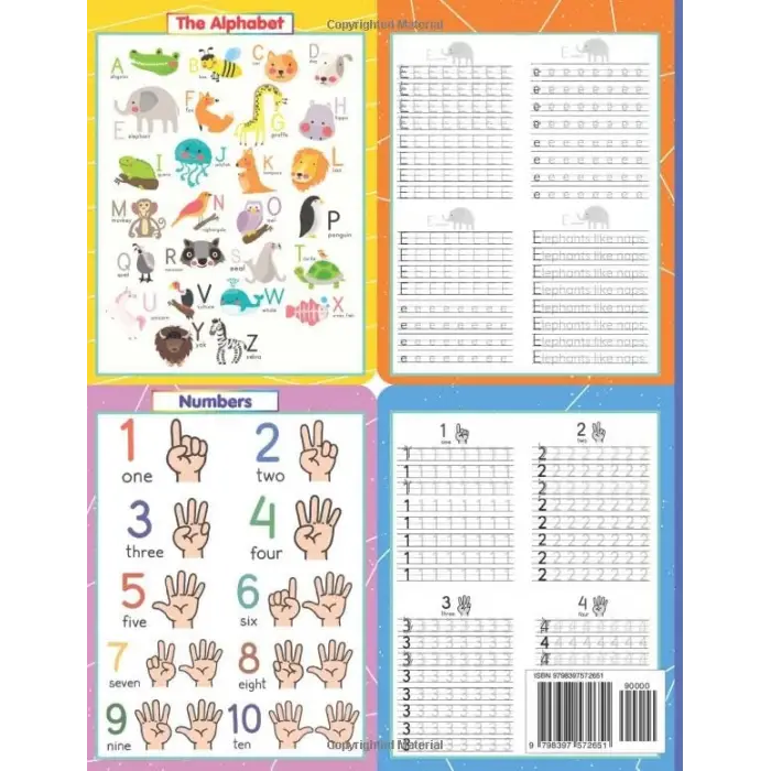 Independently published Learn to Trace Letters and Numbers | 100+ pages | 8.5 x 11: Activity Journal for Preschool and Kindergarten