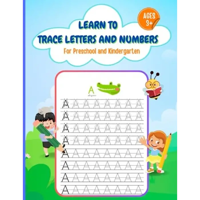 Independently published Learn to Trace Letters and Numbers | 100+ pages | 8.5 x 11: Activity Journal for Preschool and Kindergarten