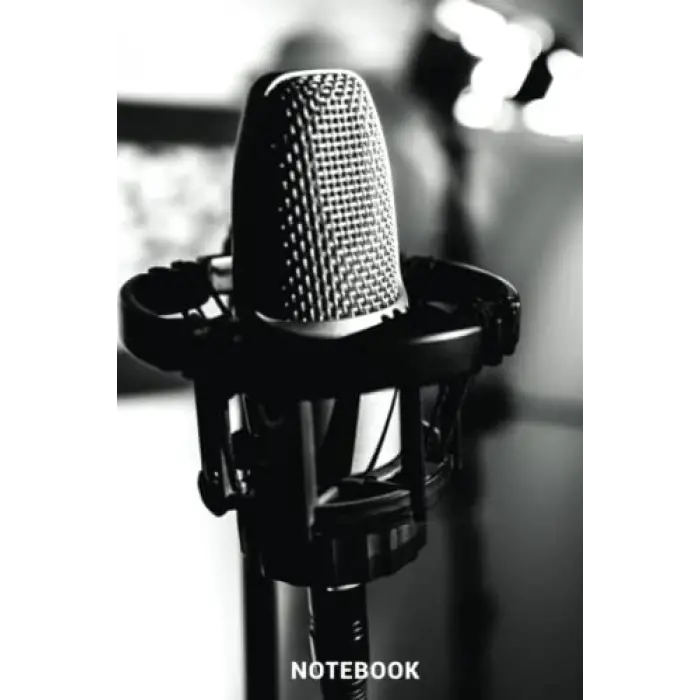Independently published Lined note book: Handy lined journal with microphones on the covers