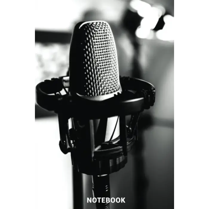 Independently published Lined note book: Handy lined journal with microphones on the covers