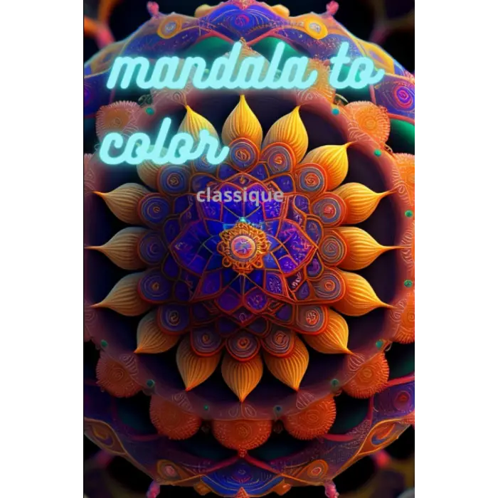 Independently published mandala to color