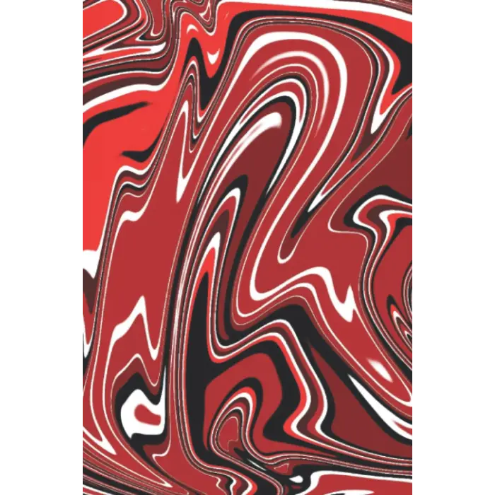 Independently published Marbleized Red Journal