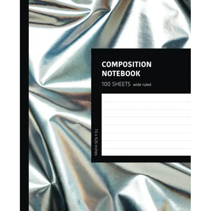 Independently published MATCHING COMPOSITION NOTEBOOK | BACKGROUND SERIES [1]: 7.5 x 9.25 | 100 SHEETS | WIDE RULED | MATCH IT WITH YOUR FAVORITE STYLE