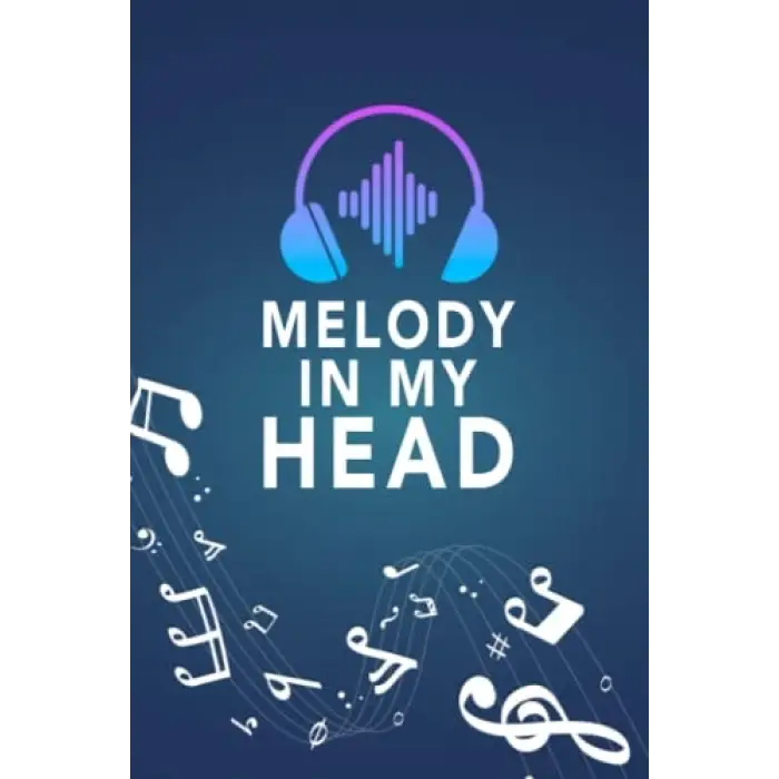 Independently published Melody In My Head Song Writing Book: Lyrics Notebook to Write In, Lined/Ruled Manuscript 120 pages 6X9: Gift for Music Lovers, Students and Songwriters.