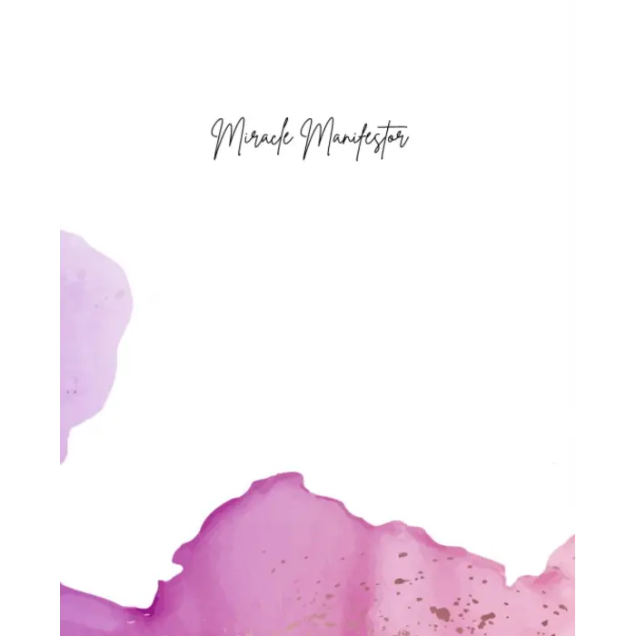 Independently published Miracle Manifestor Journal
