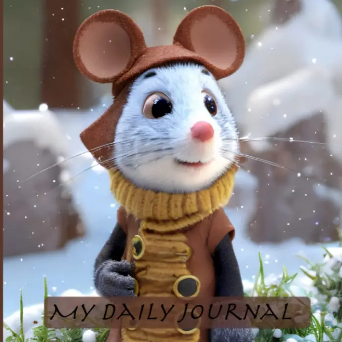 Independently published My Daily Journal Winter Mouse: Learn how to make daily entries for 1 year with this cute mouse digital art cover. Size 8.5 x 8.5, 186 pages