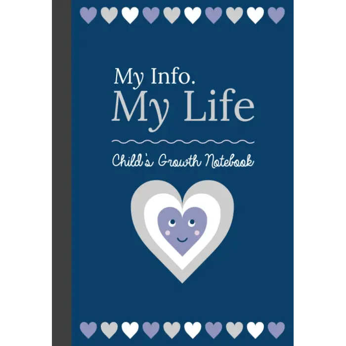Independently published My Info. My Life: Child Height & Development Tracker Notebook - Blue