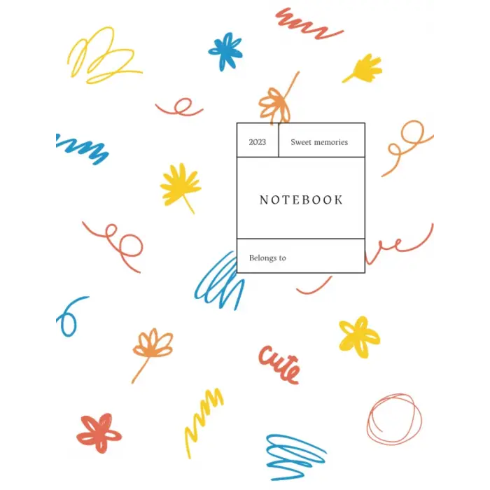 Independently published Note Cute Crayon Grid
