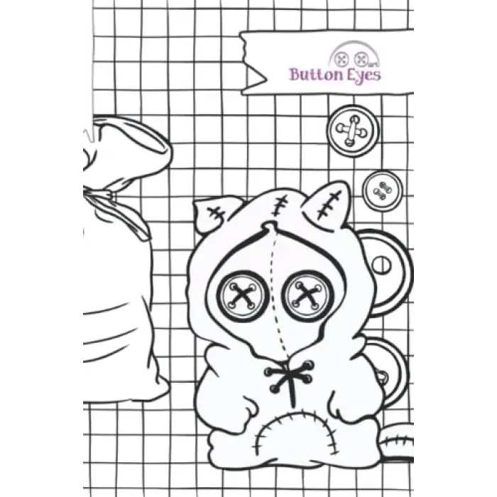 Independently published notebook Button Eyes Costal: cuadriculado, con márgenes (Spanish Edition)