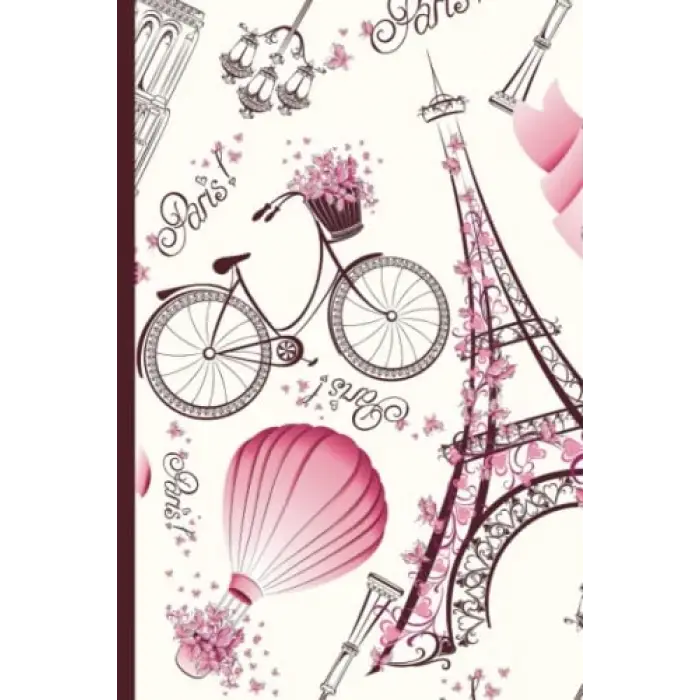 Independently published Paris Notebook: Vintage Eiffel Tower Journal, 100 ruled pages 6x9 inches