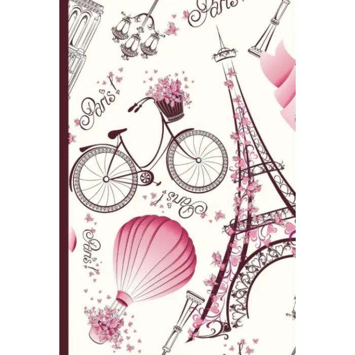 Independently published Paris Notebook: Vintage Eiffel Tower Journal, 100 ruled pages 6x9 inches