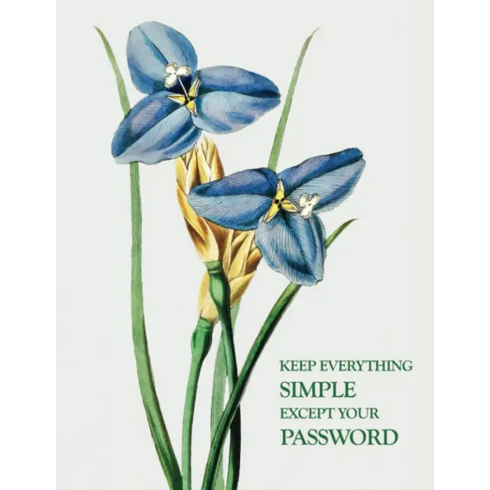 Independently published Password Book With Alphabetical Tabs: Keep Everything Simple Except Your Password - Large Password Keeper 8.5 * 11 Inches