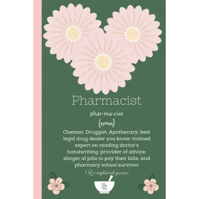 Independently published Pharmacist Notebook: Fun Writing Journal for Pharmacists or Pharmacy Students