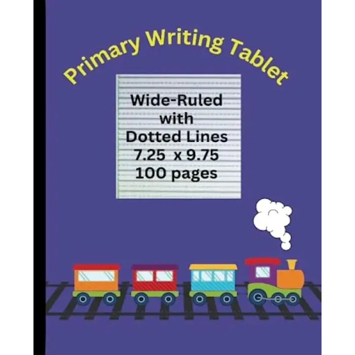 Independently published Primary Writing Journal For Grades K-2 With Dotted Midline To Help Learn And Practice ABCs. Upper and Lower Case Alphabet Is The First Page, With 100 Pages For Writing Practice