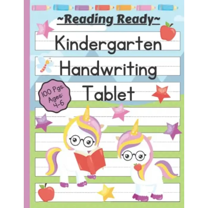 Independently published Reading Ready! Kindergarten Handwriting Tablet. Beginners Alphabet and Handwriting Practice Paper for Kids ages 4-6.: Kindergarten Primary ... Dotted Lined Paper for Pre-Wr...